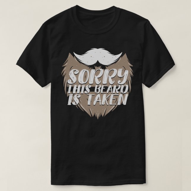 T-shirt Beard World Beard Day Drôle Cadeau Beard Et Mustac (Design devant)