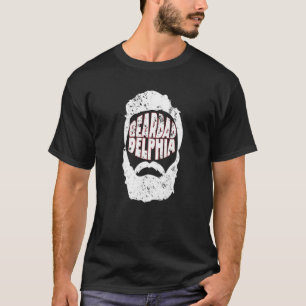 T-shirt Beardadelphia Funny Beardadelphia Beauté Papa