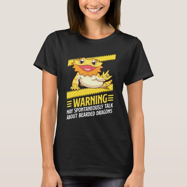 T-shirt Bearde Dragon Peut Parler Spontanément De Bearde (Devant)