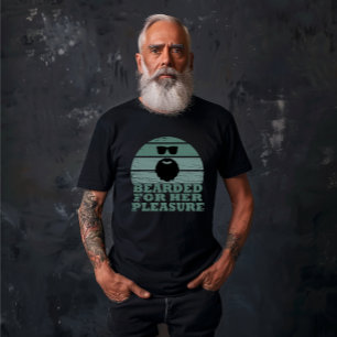 T-shirt Bearded cite drôle barbe dire cadeaux