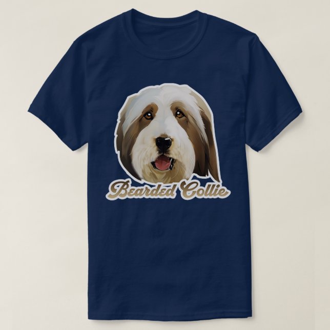 T-shirt Bearded Collie (Design devant)