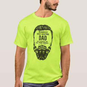 T-shirt Bearded Disk Golf Papa