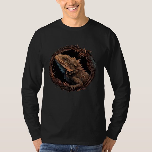 T-shirt Bearded Dragon Animal  Wildlife Bearded Dragons  1 (Devant)