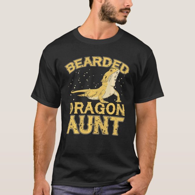 T-shirt Bearded Dragon Bearded Dragon Aunt (Devant)