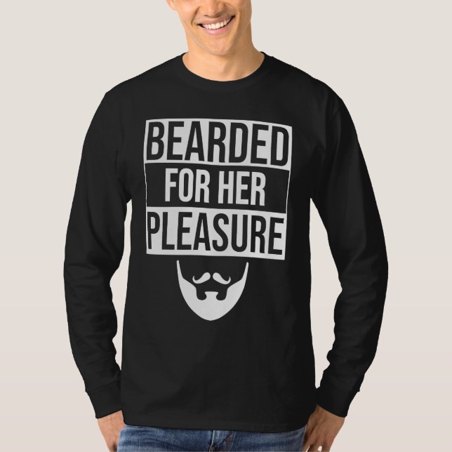 T-shirt Bearded For Her Pleasure (Devant)