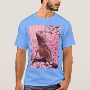T-shirt Bearé Dragon esthétique rose Sakura Cherry Blosso
