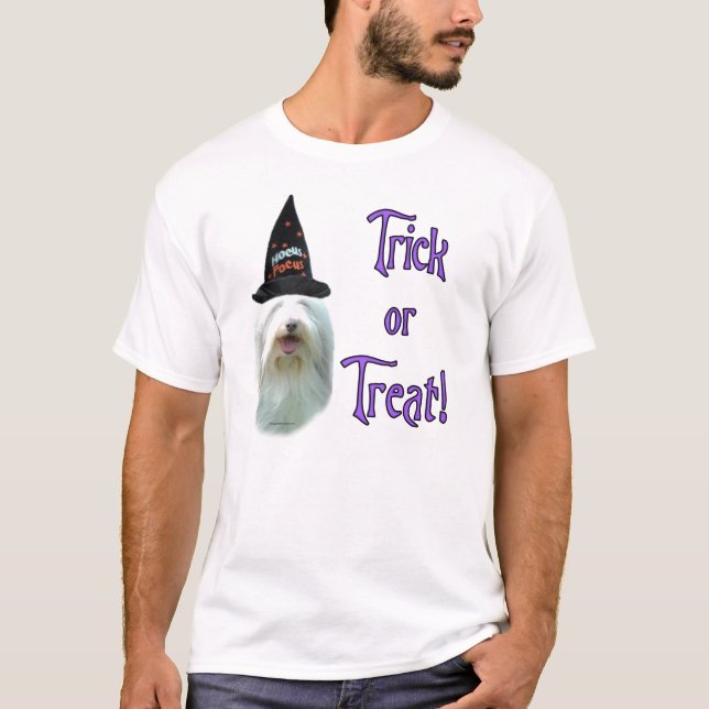 T-shirt Beared Collie Trick (Devant)