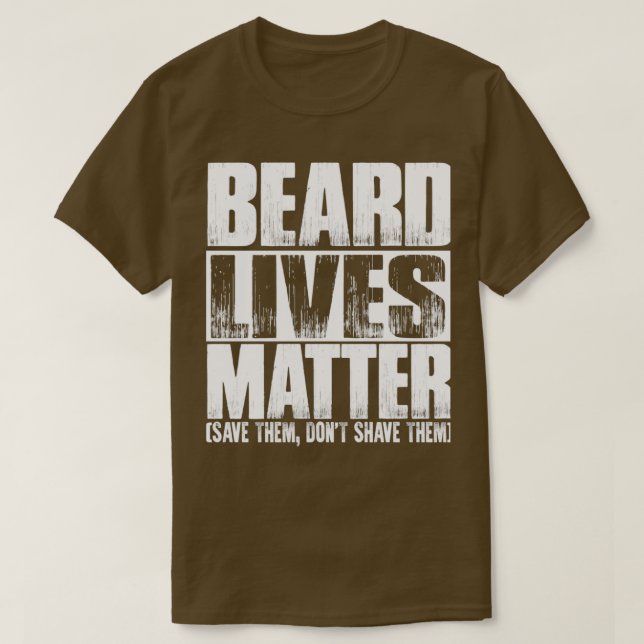 T-shirt Beares Beard vit 2 (Design devant)