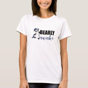 T-shirt Bearly Awake Panda Sleepyhead Teddy