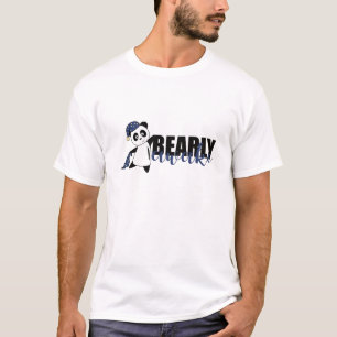 T-shirt Bearly Awake Panda Sleepyhead Teddy