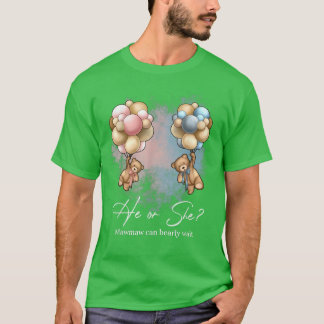 T-shirt Bears Balloons Mawmaw peut attendre prématurément