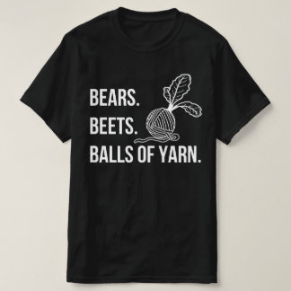 T-shirt Bears Beets Balls of Yarn - Tee Men