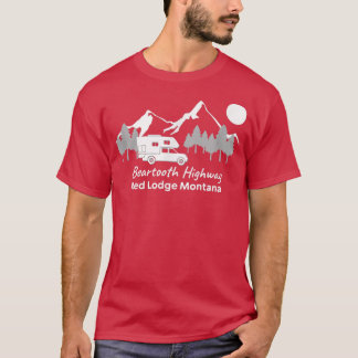 T-shirt Beartooth Highway Red Lodge Montana  Truck Camper 