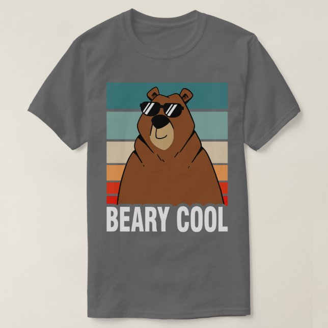 T-shirt Béary Cool Ours Brown (Design devant)