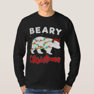 T-shirt Beary Joyeux Noël Pour Les Amateurs D'Ours Drôle N