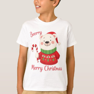 T-shirt Beary Joyeux Ours polaire de Noël
