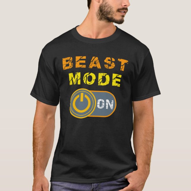 T-shirt Beast   Beast Activated Workout Gym Mode (Devant)