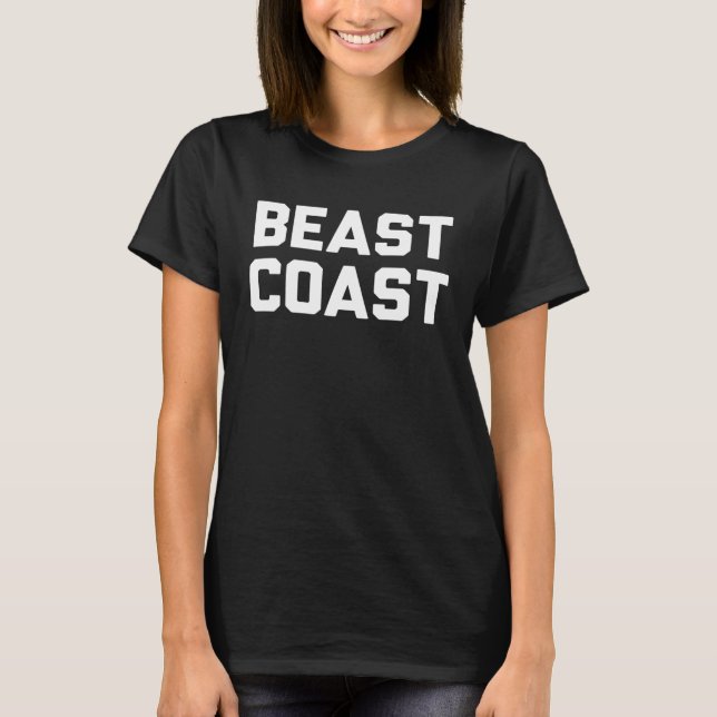 T-shirt Beast Coast   East Coast (Devant)