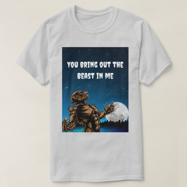 T-shirt Beast in Me (Design devant)