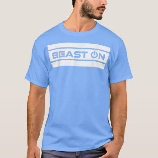 T-shirt Beast ON Modern Fitness Simple Gym Motivation 147