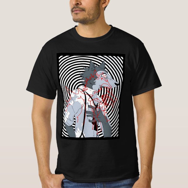 T-SHIRT BEASTARS WOLF LEGOSHI (Devant)