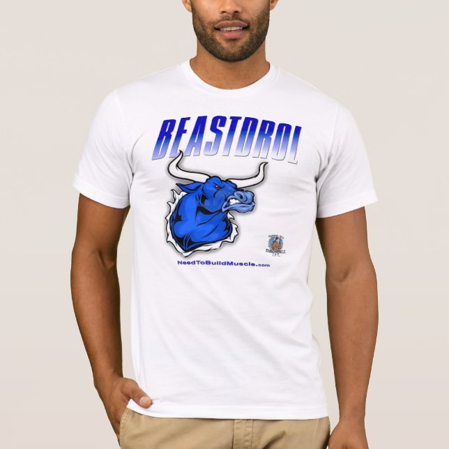 T-shirt Beastdrol - NTBM !  (BLANC - AVANT SEULEMENT) (Devant)