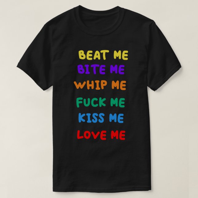 T-shirt beat bitch whip (Design devant)