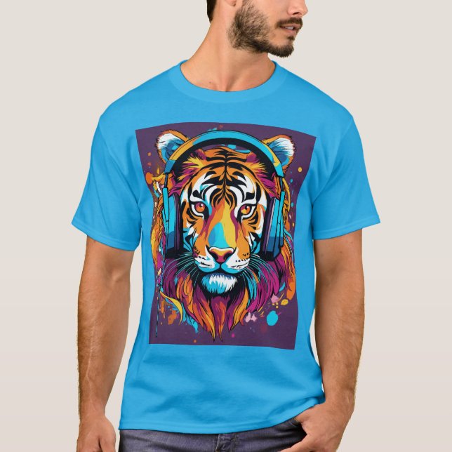 T-shirt "Beat Dropper : Premium DJ Style Graphic Tee" (Devant)