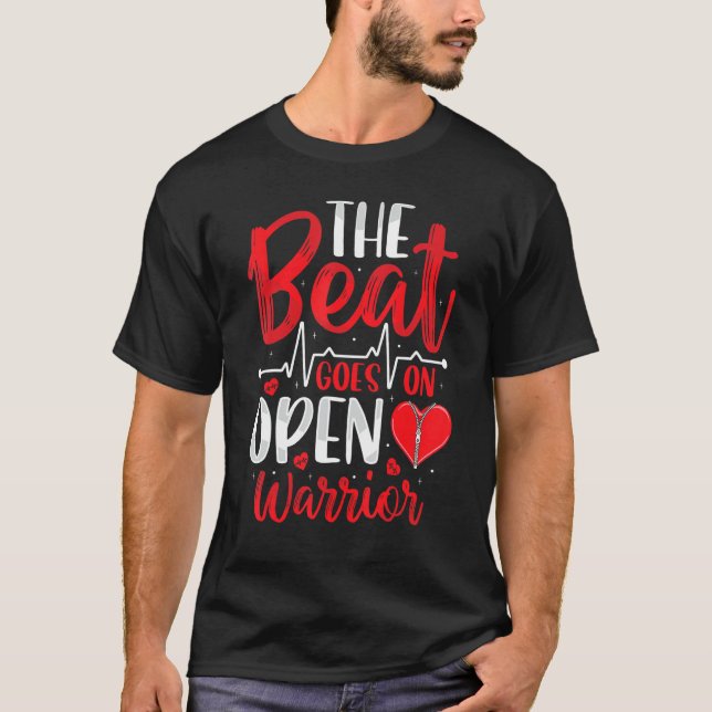 T-shirt Beat Goes On Open Heart Surgery Bypass Surgery Sur (Devant)