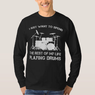 T-shirt Beat Lifes Rhythm : Drummers Funny Dream T-Shirt!