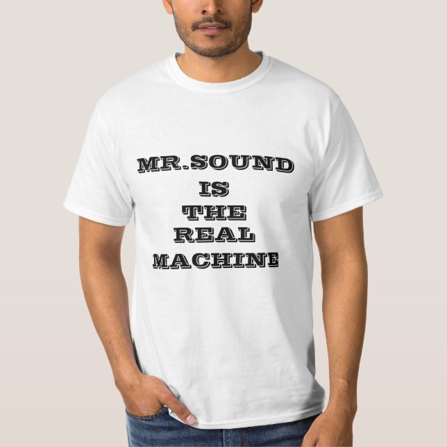 T-shirt Beatbox Mr.Sound (Devant)