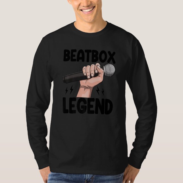 T-shirt Beatboxing Legend Women Funny Tape Recorder Lovers (Devant)