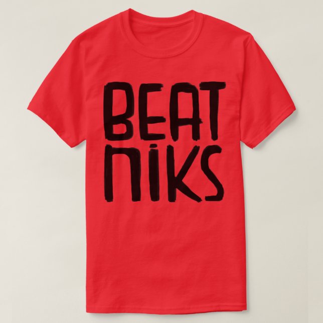 T-shirt Beatniks de génération de battements (Design devant)