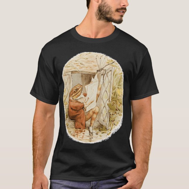 T-shirt Beatrix Potter - Jeremy Fisher et la luciole (Devant)
