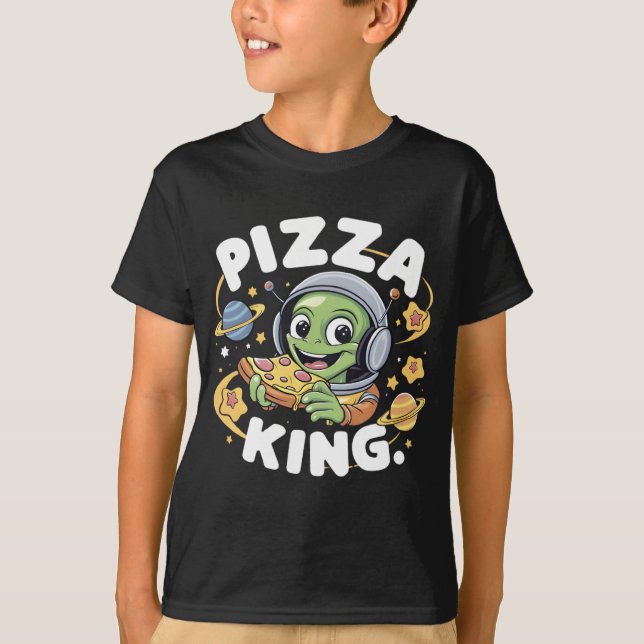 T-shirt Beats De Pizza : Caractère De Dessin Cultivant Ave (Devant)