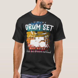 T-shirt Beats of Imagination : Drum Sets Dream Symphony