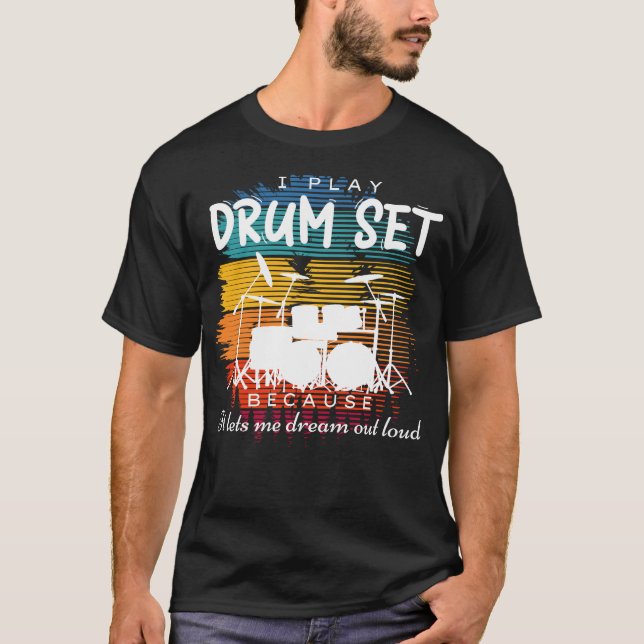 T-shirt Beats of Imagination : Drum Sets Dream Symphony (Devant)