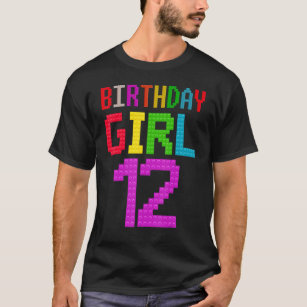 T-shirt Beau 12e anniversaire Cadeau 12 ans Bâtiment de bl