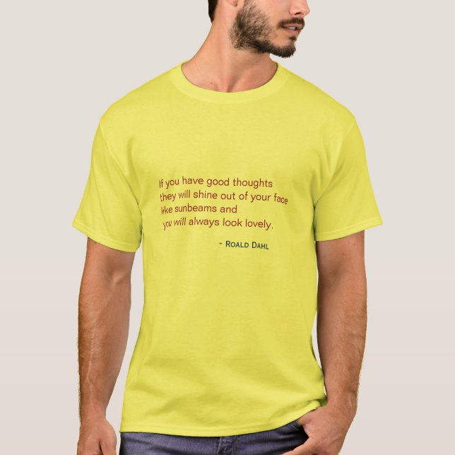 T-shirt - beau à tous les égards (Devant)