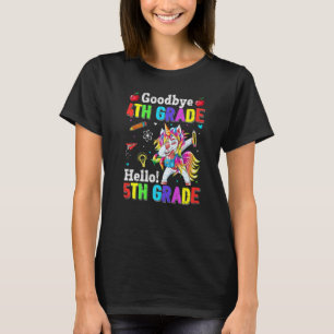 T-shirt Beau adieu 4e année Bonjour 5e année Bain Uni