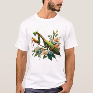T-shirt Beau art d'insectes priant Mantis