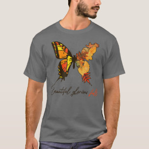 T-shirt Beau automne glorieux 2022, Butterfly Fall Autu