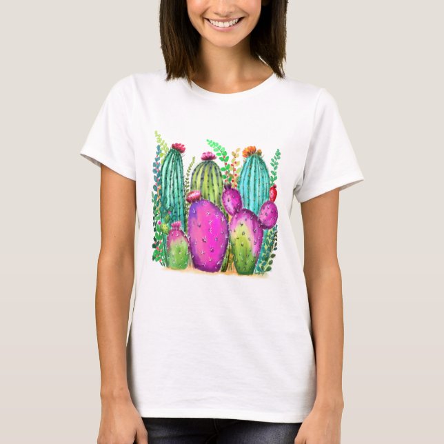 T-Shirt Beau Cactus (Devant)