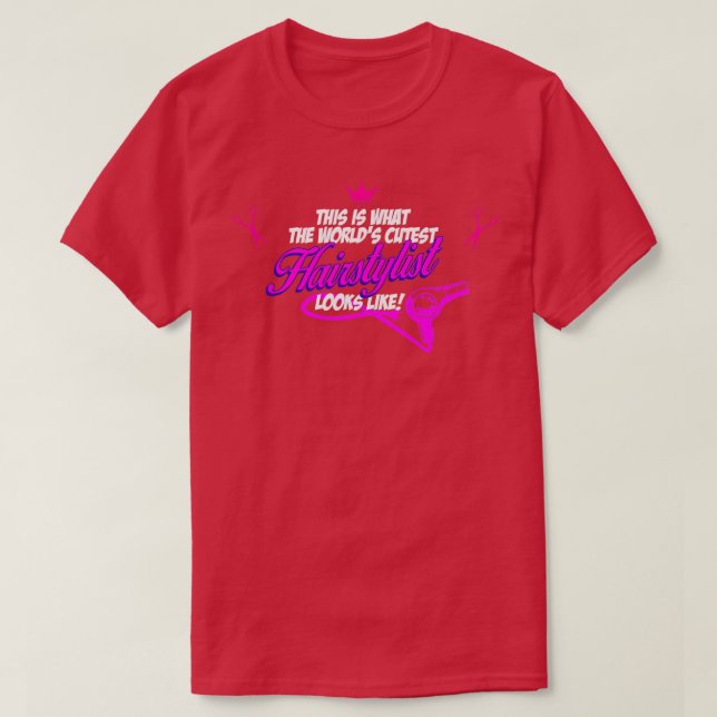T-shirt beau cadeau de coiffeur barbier (Design devant)