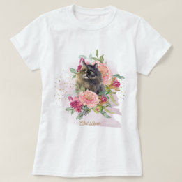 T-shirt Beau Cadeau Pour Sa Maman De Chat Perse