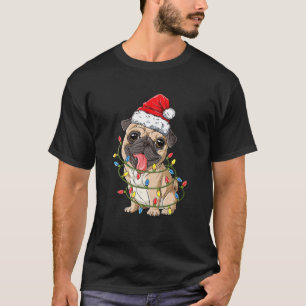T-shirt Beau Carlin Santa Chapeau avec lumières Pajamas de