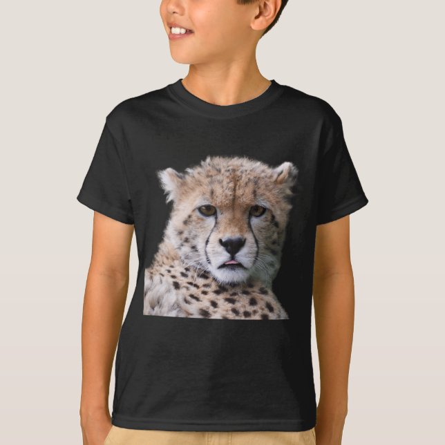 T-shirt Beau Cheetah Superbe Visage (Devant)