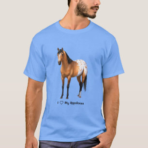 T-shirt Beau Cheval Appaloosa Quarter Buckskin