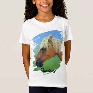 T-Shirt Beau cheval Palomino - Personnalisez pour votre an