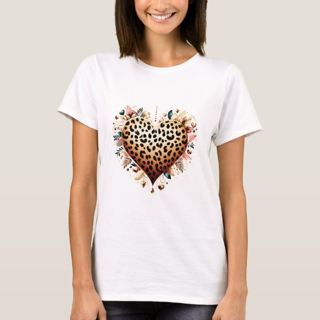 T-shirt Beau cœur  (Devant)